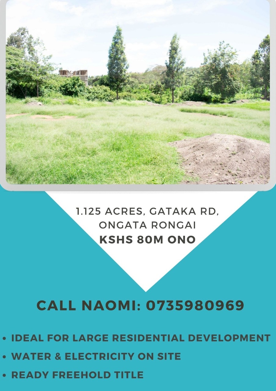 Ongata Rongai Plot for Sale